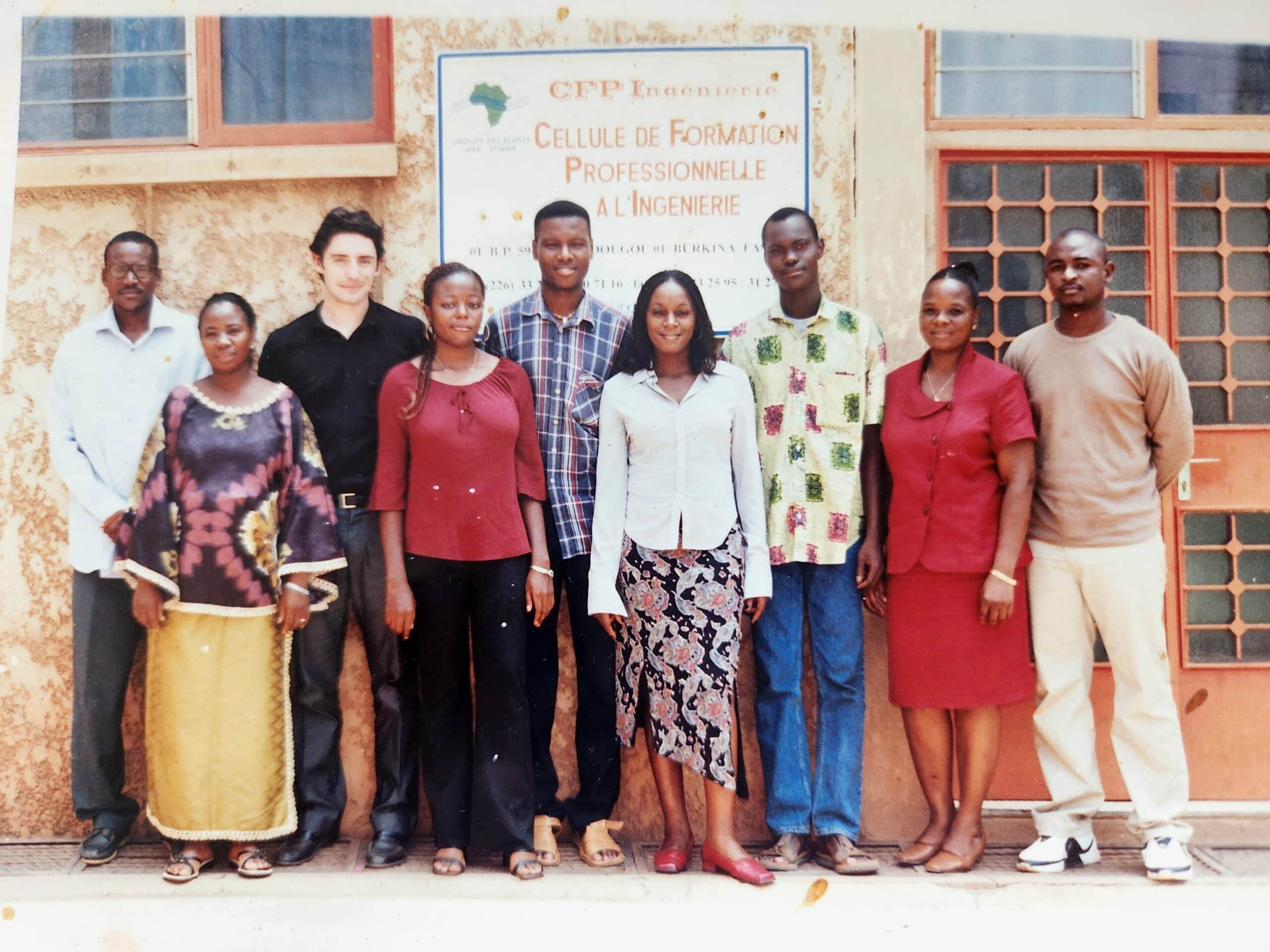 The CFPI Engineering Team (2005). Standing with the colleagues who shaped my early career,including the friend who submitted my name for the U.S. Diversity Visa Program.