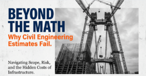 Civil Engineering Cost Estimating Masterclass Cover - Beyond the Math by AI&GB Consulting