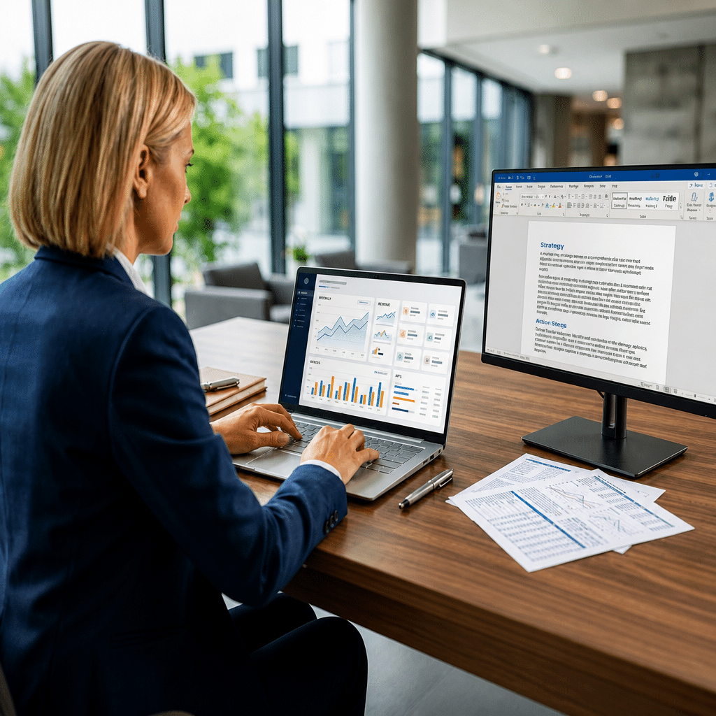 Transforming dense, complex technical engineering data into a highly structured executive summary report with AI&GB Consulting.